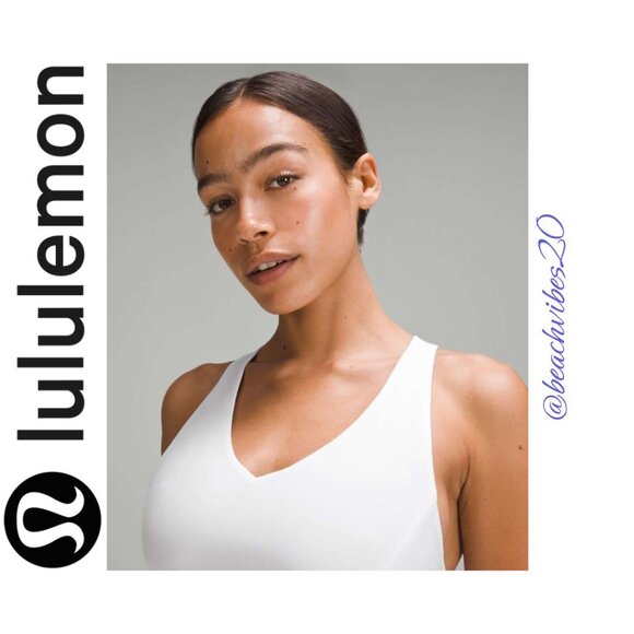 LULULEMON ATHLETICA Envital Bra *Medium Support, D/DD Cup White NWT - Picture 4 of 16